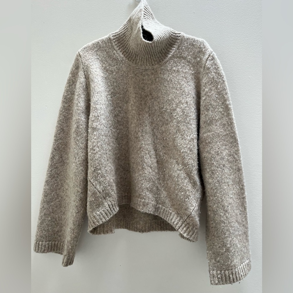 Toteme Beige Turtleneck Sweater